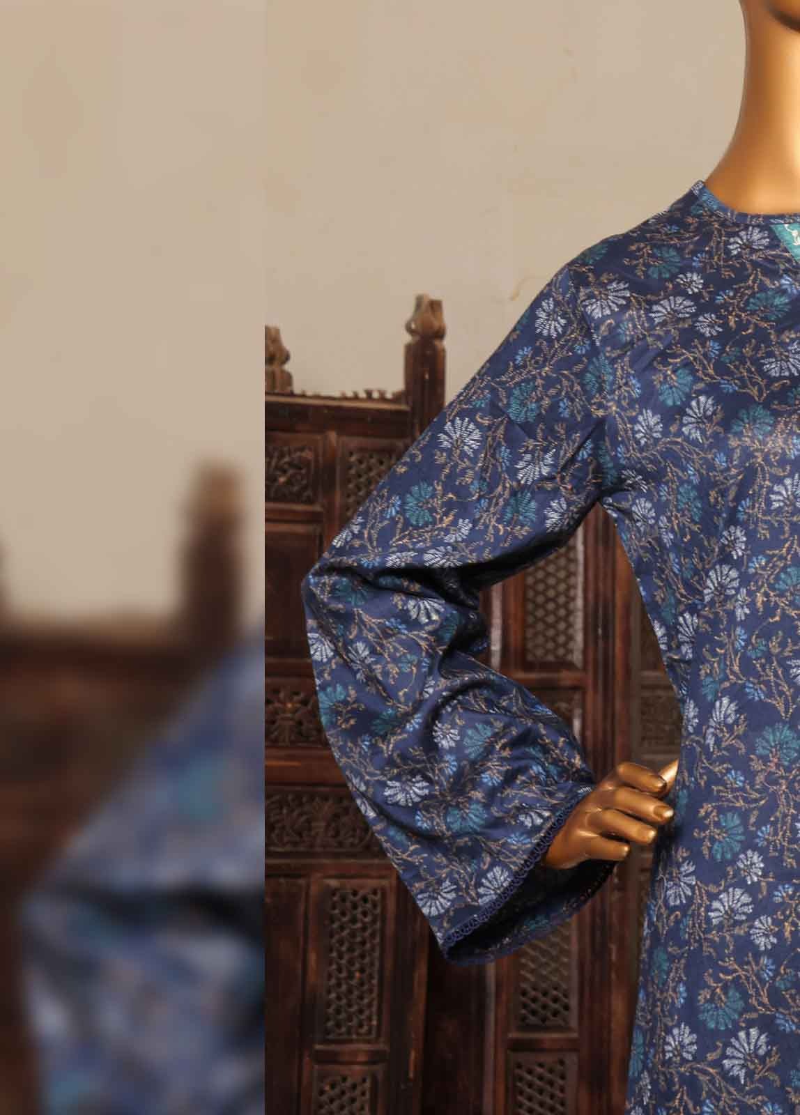 Bin Saeed 3 Piece Printed Stitched Suit D-10