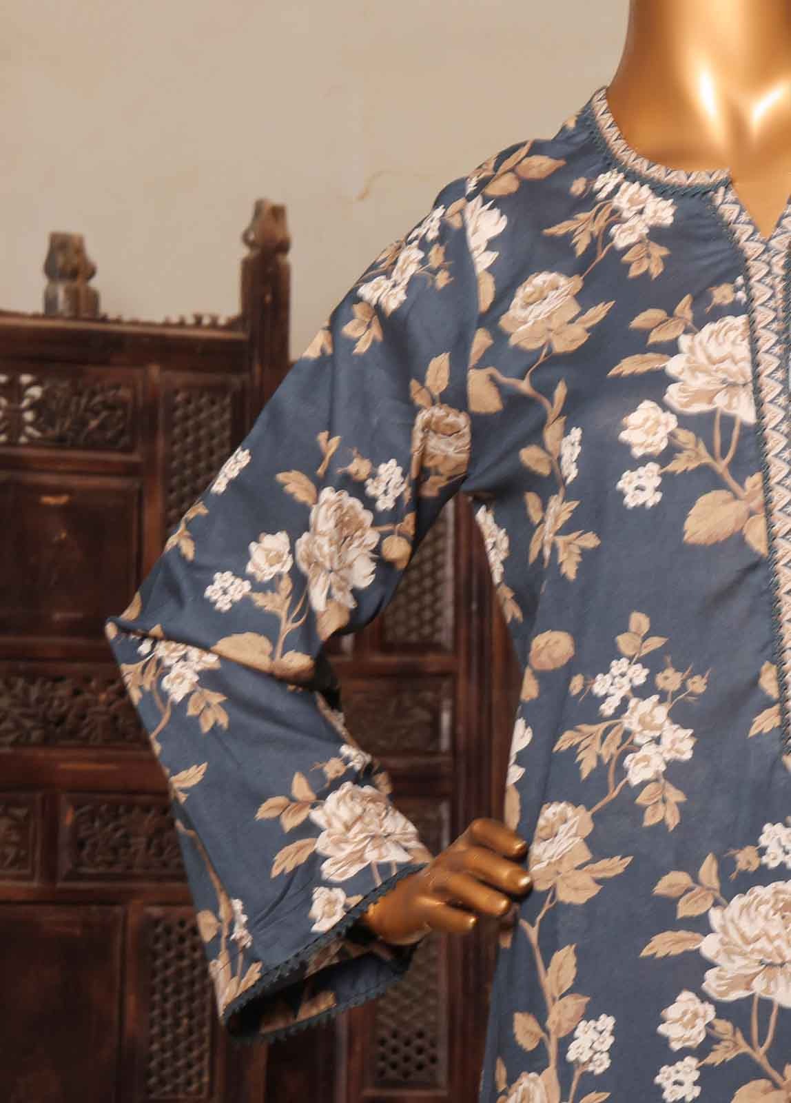 Bin Saeed 3 Piece Printed Stitched Suit D-15