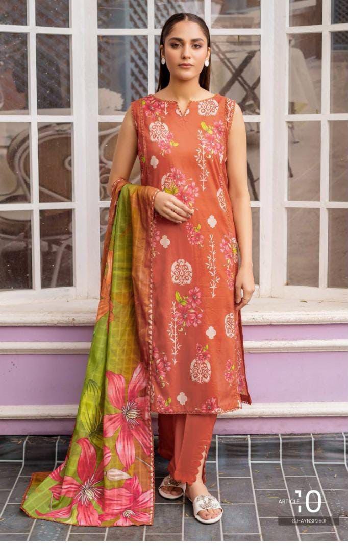 Gulahmed 2pc Shirt Dupputta