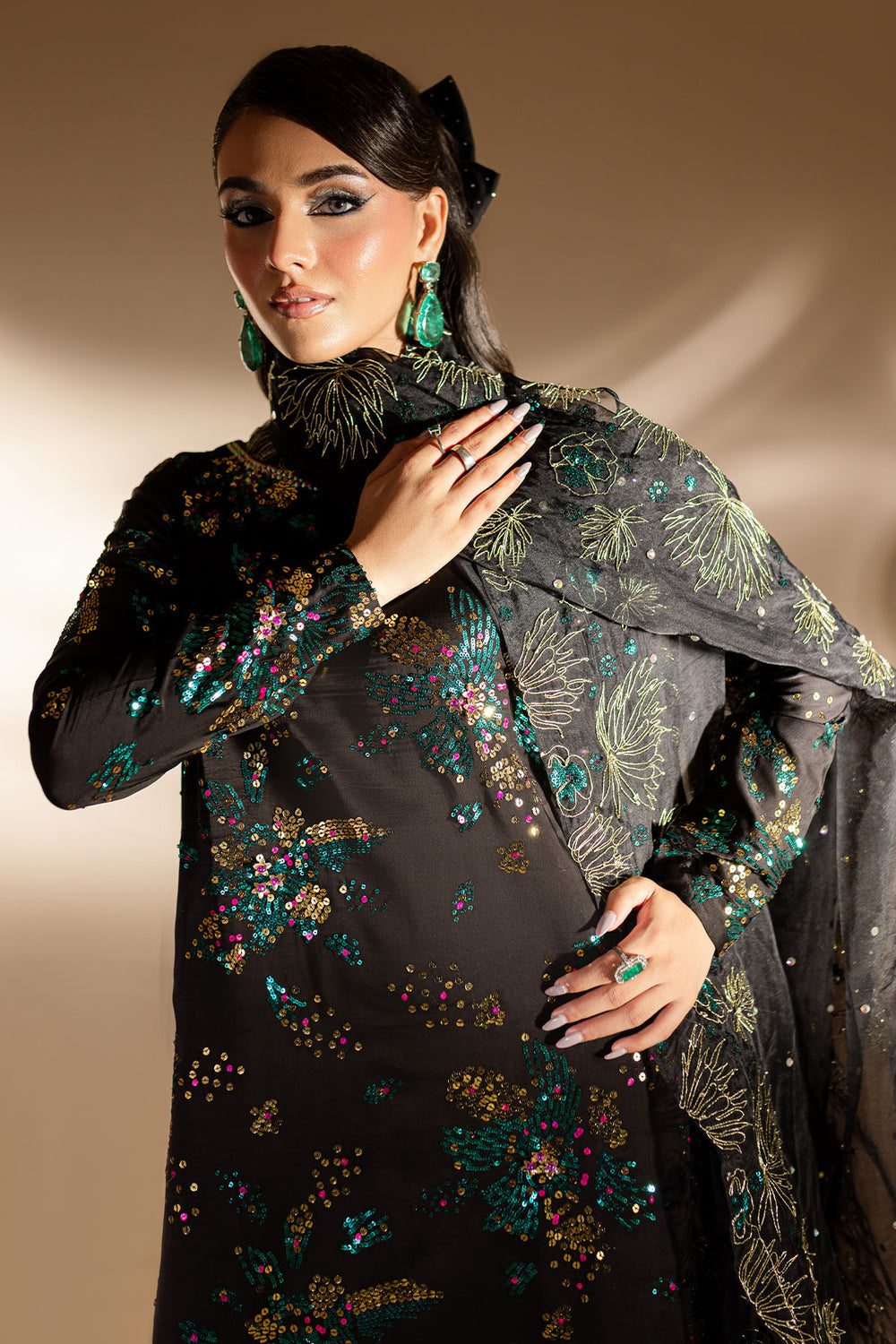 Nureh Luxury HandWork RawSilk
