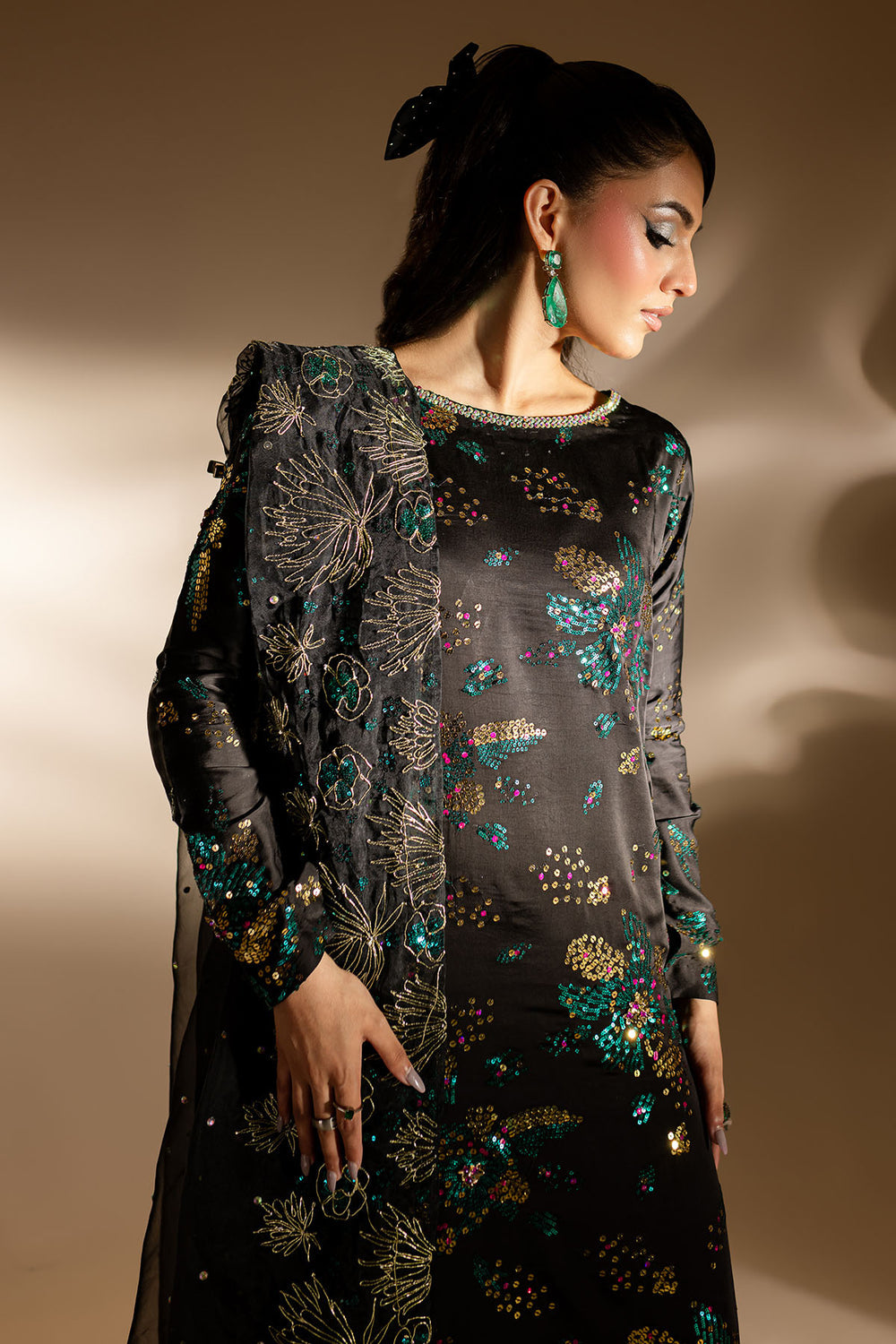 Nureh Luxury HandWork RawSilk