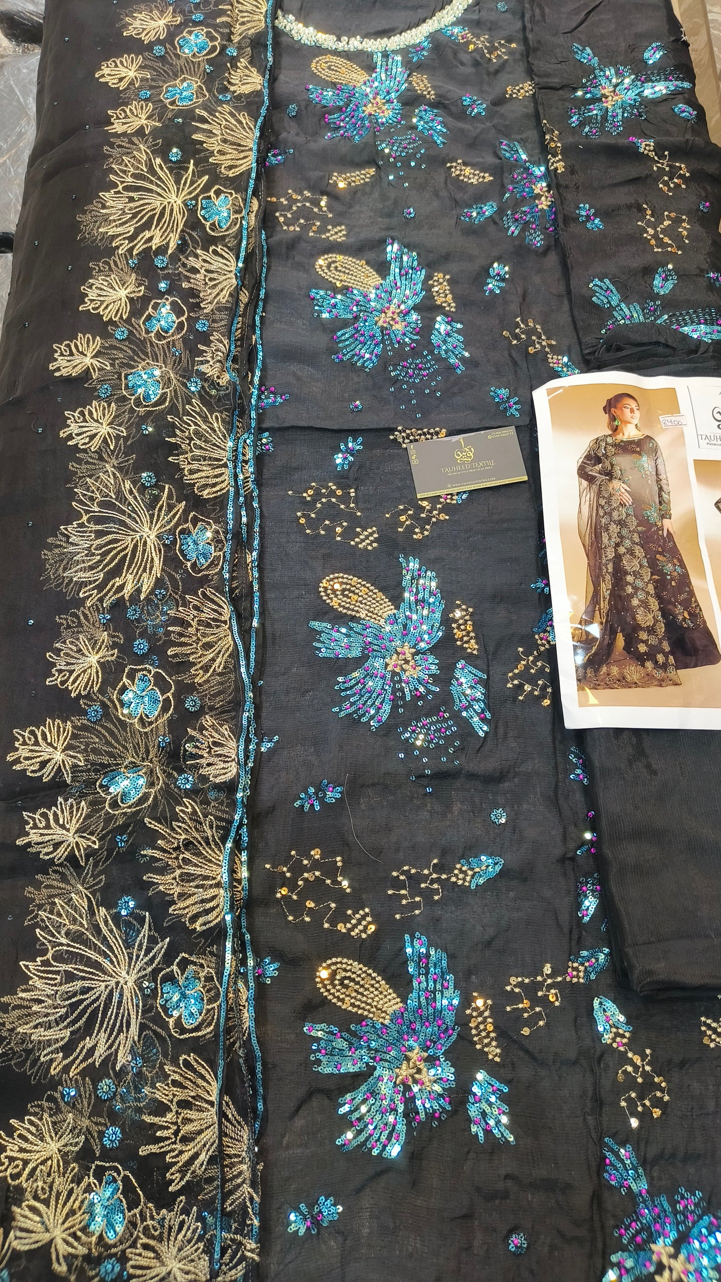 Nureh Luxury HandWork RawSilk