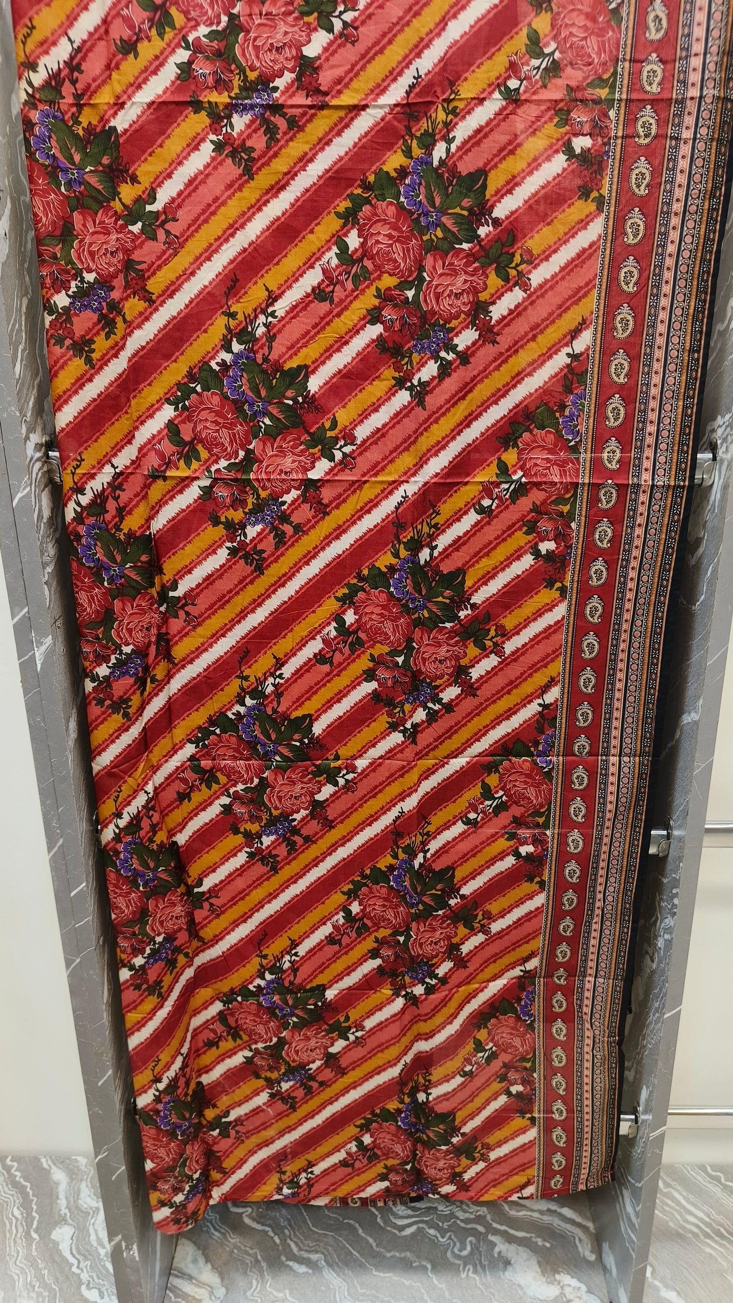 Bin Saeed 3Pc Printed Lawn Stiched Suit D17