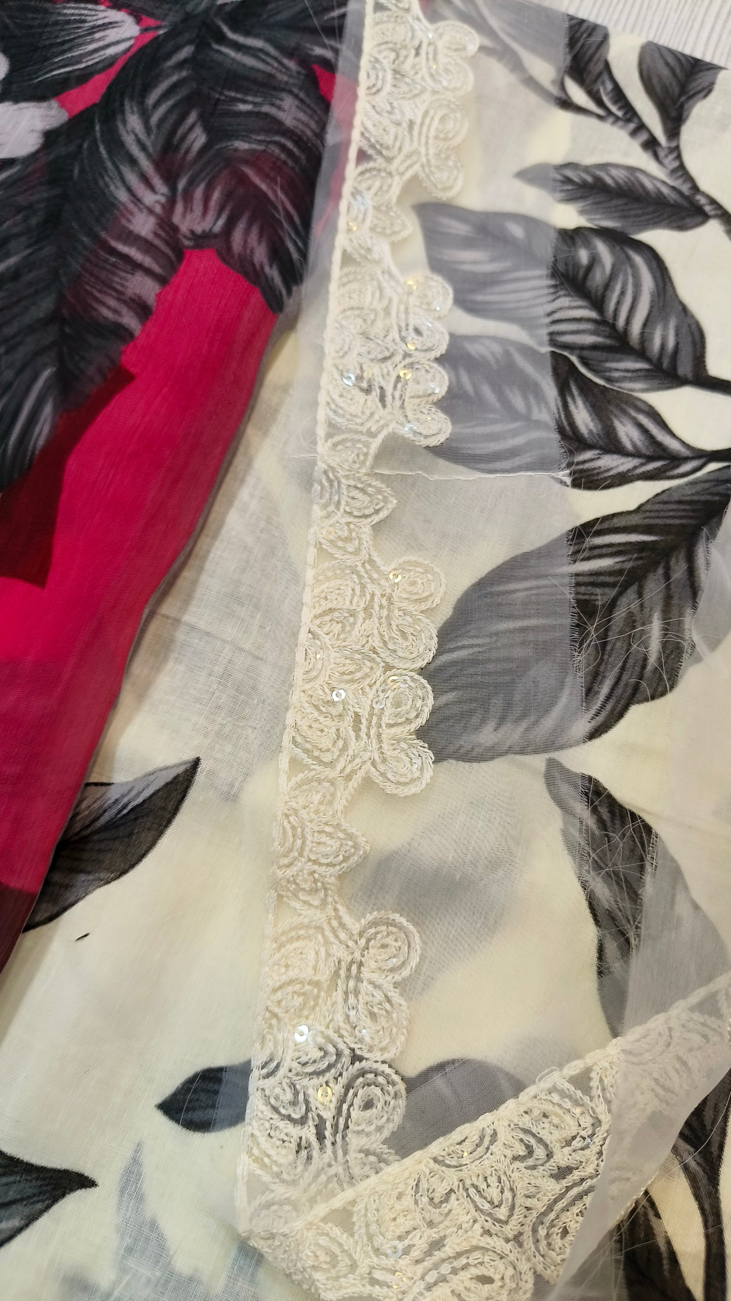 Designer Inspired Maria B OffWhite Lawn