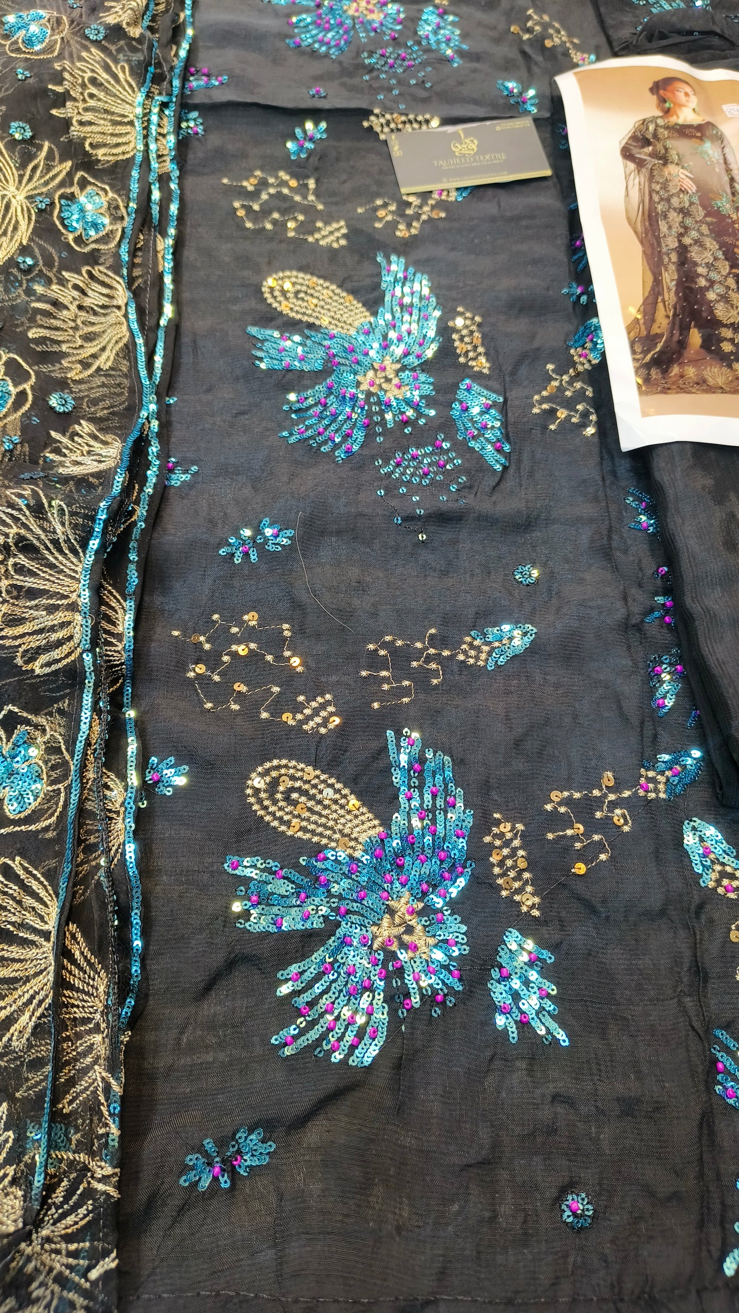 Nureh Luxury HandWork RawSilk
