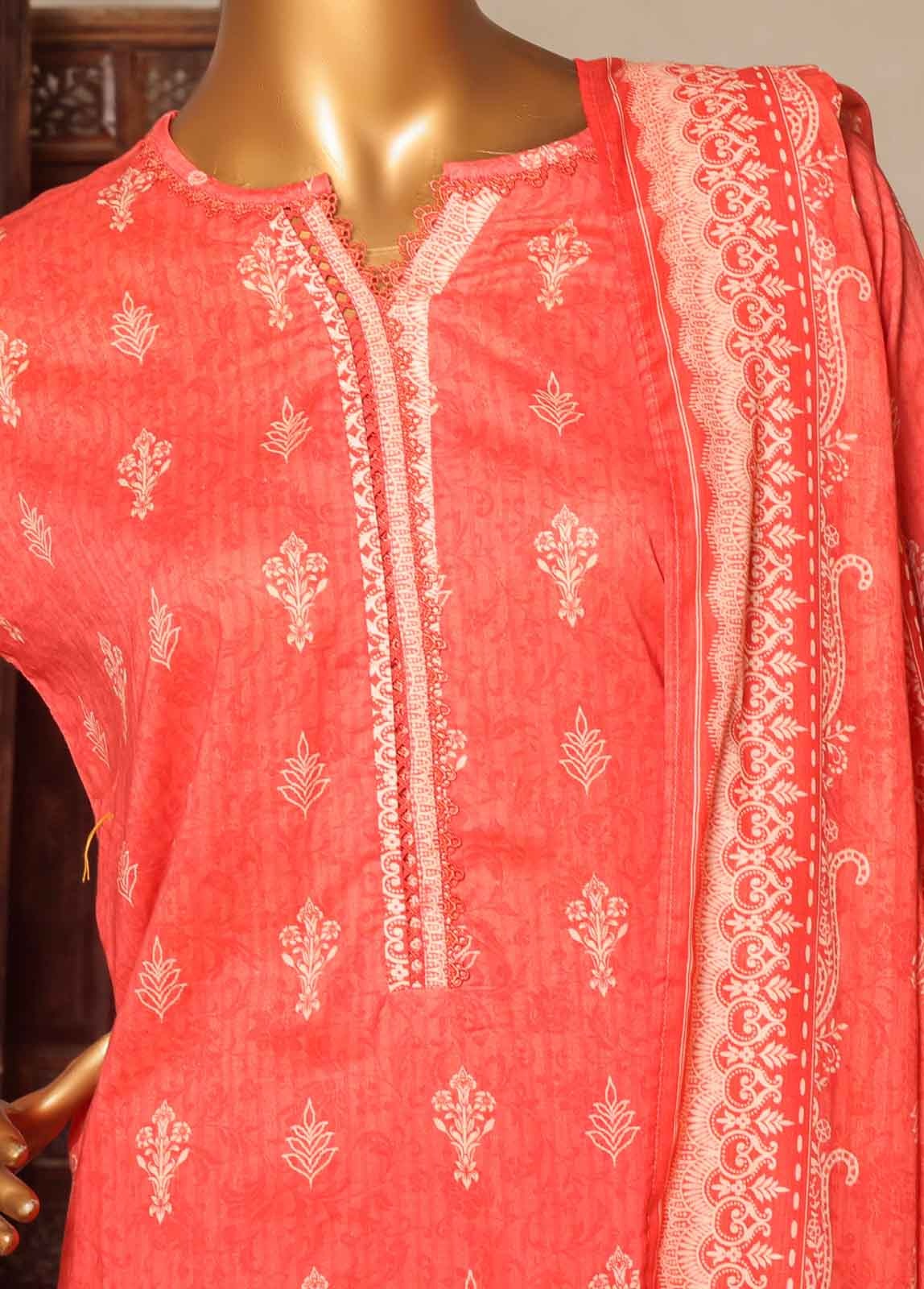 Bin Saeed 3 Piece Printed Stitched Suit D-09