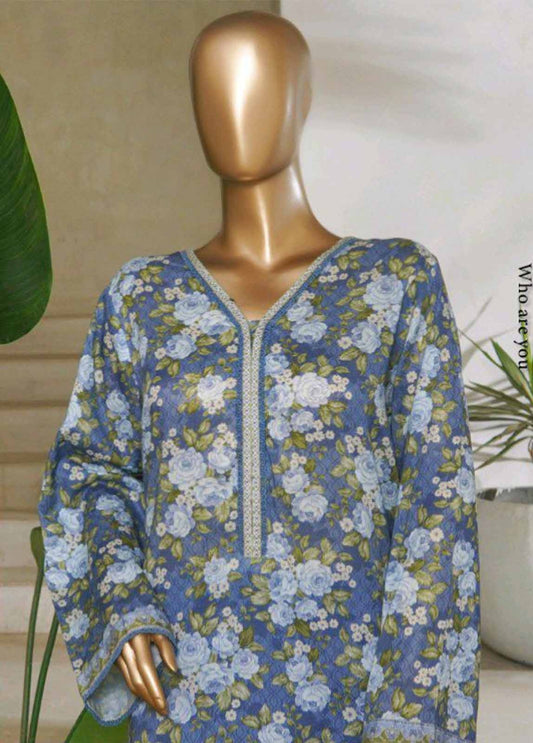 Bin Saeed 3Piece Printed Stitched Suit D-05