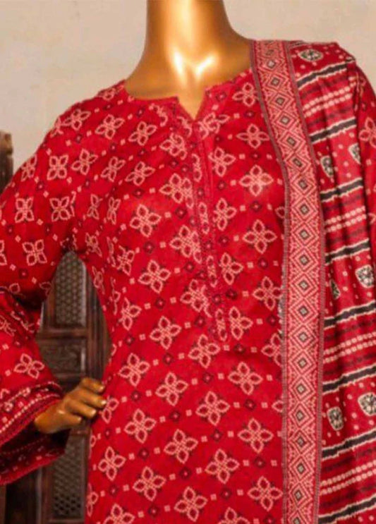 Bin Saeed 3 Piece Printed Stitched Suit D-03