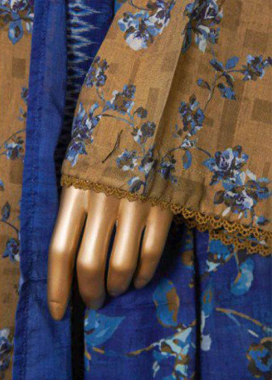 Bin Saeed 3 Piece Printed Stitched Suit D-04