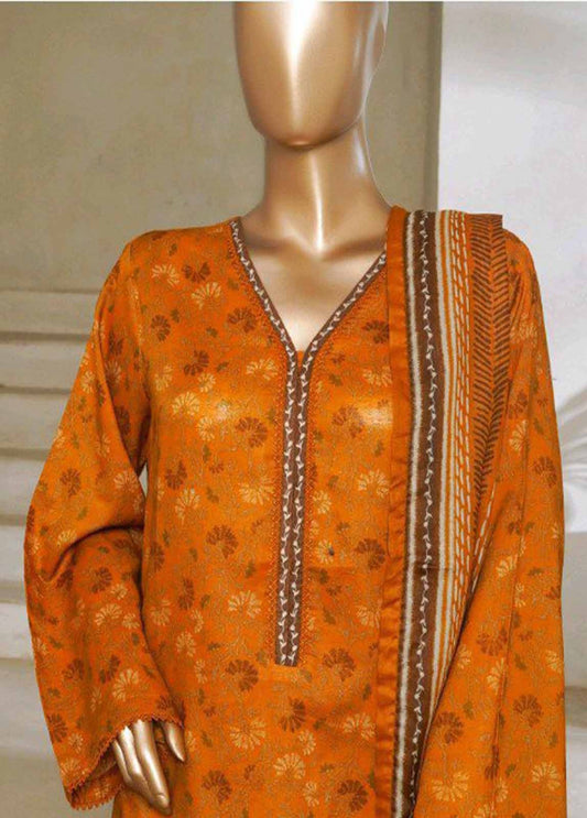 Bin Saeed 3 Piece Printed Stitched Suit D-07