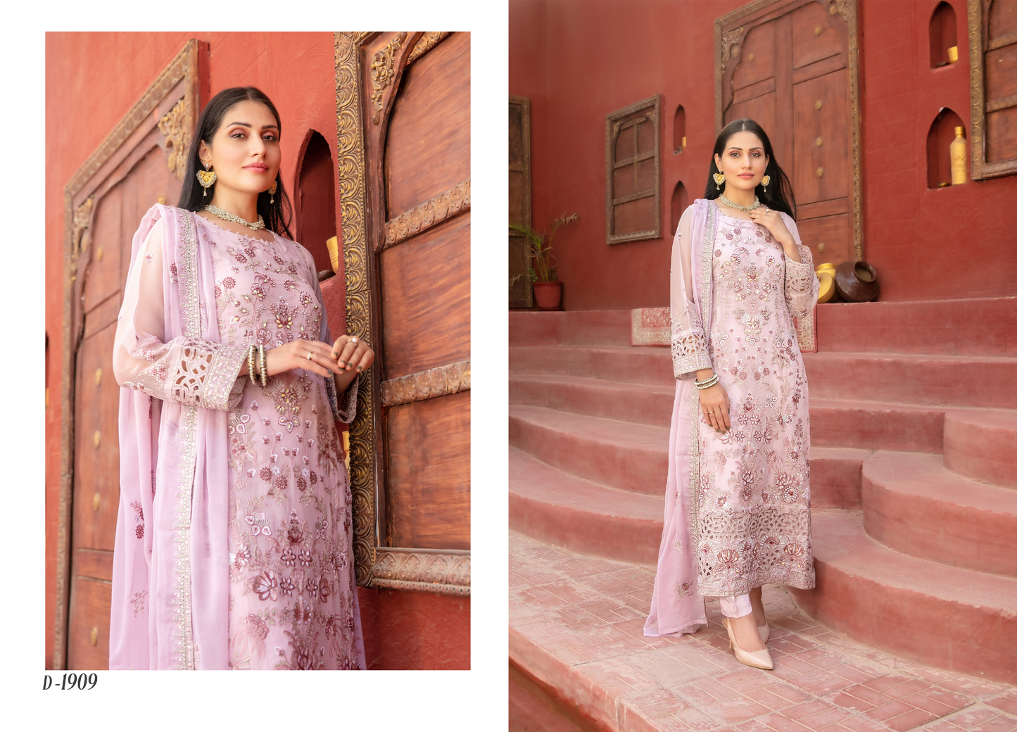 Tawakal Eunoia Embroided Fancy Chiffon D1909