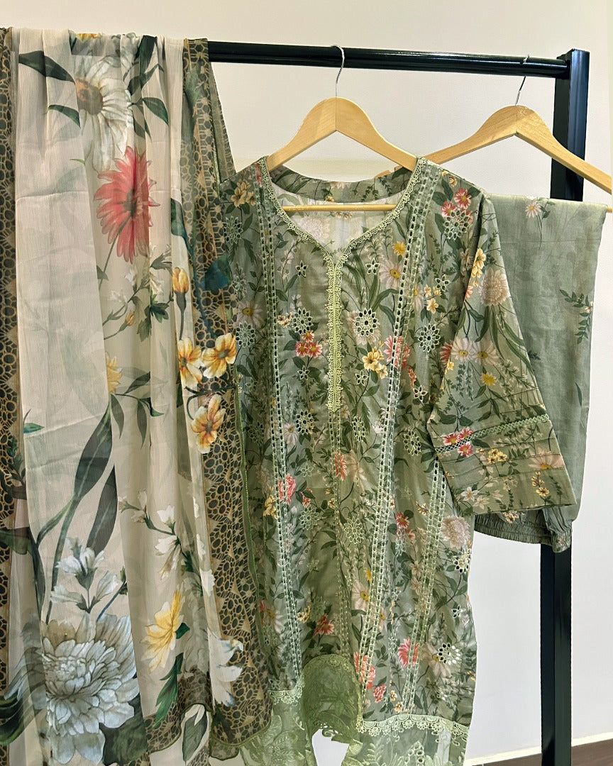 Mariab MPrints Lawn 8B