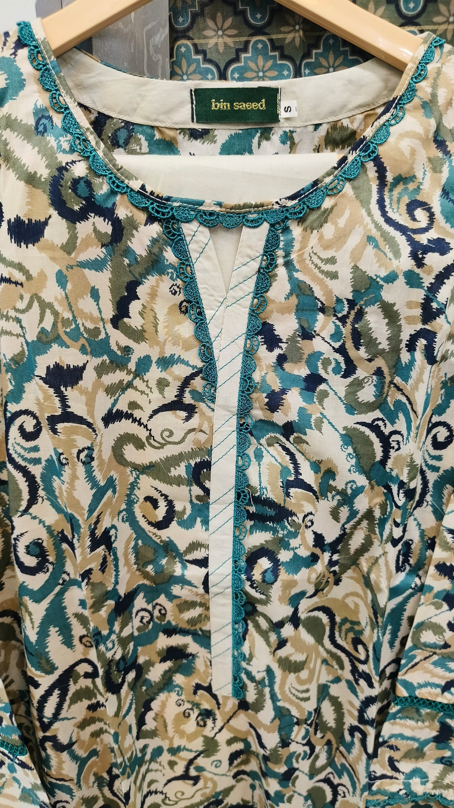 Bin Saeed 3Pc Printed Lawn Stiched Suit D14