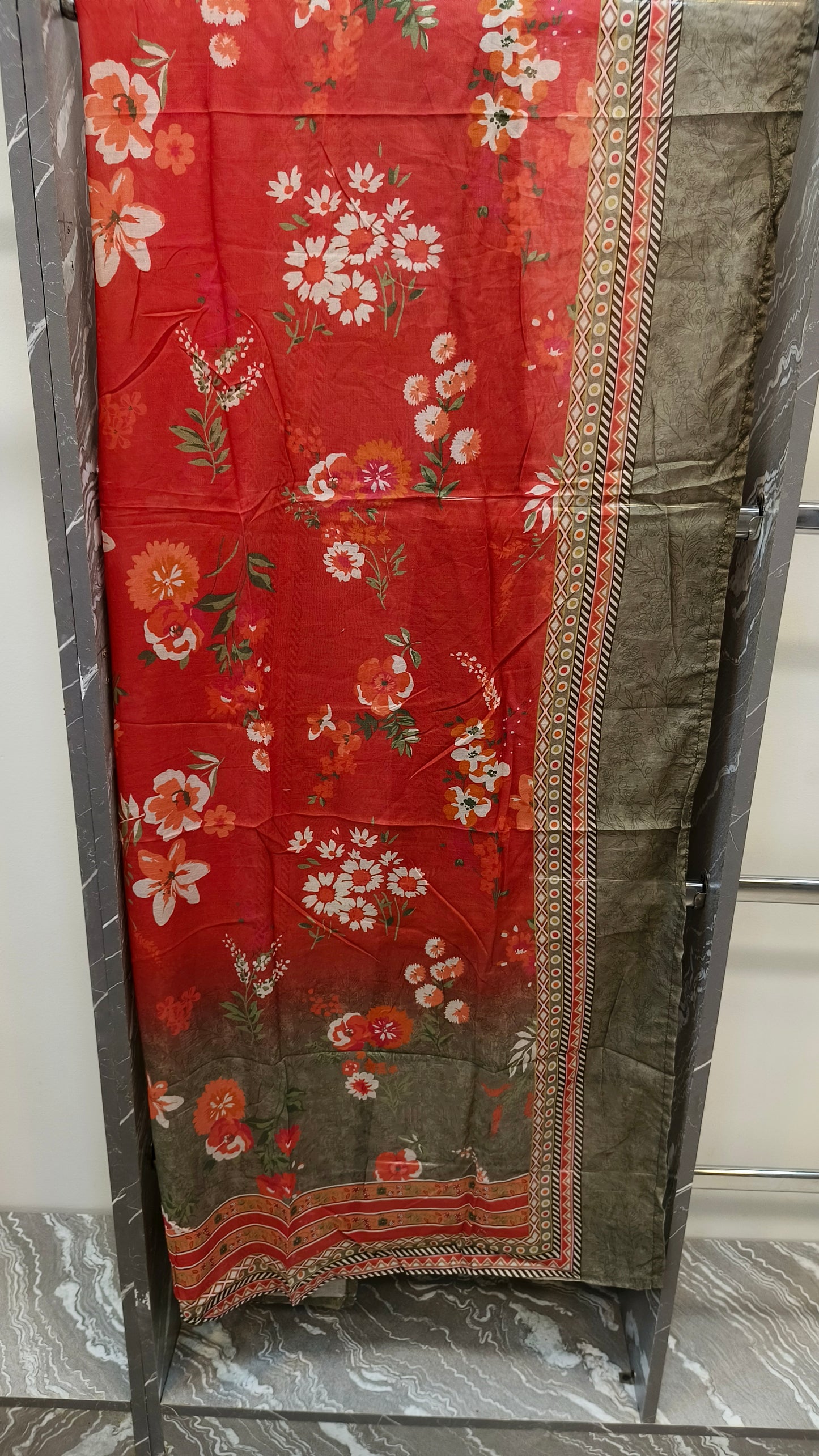 Bin Saeed 3pc Printed Lawn Stiched Suit D13