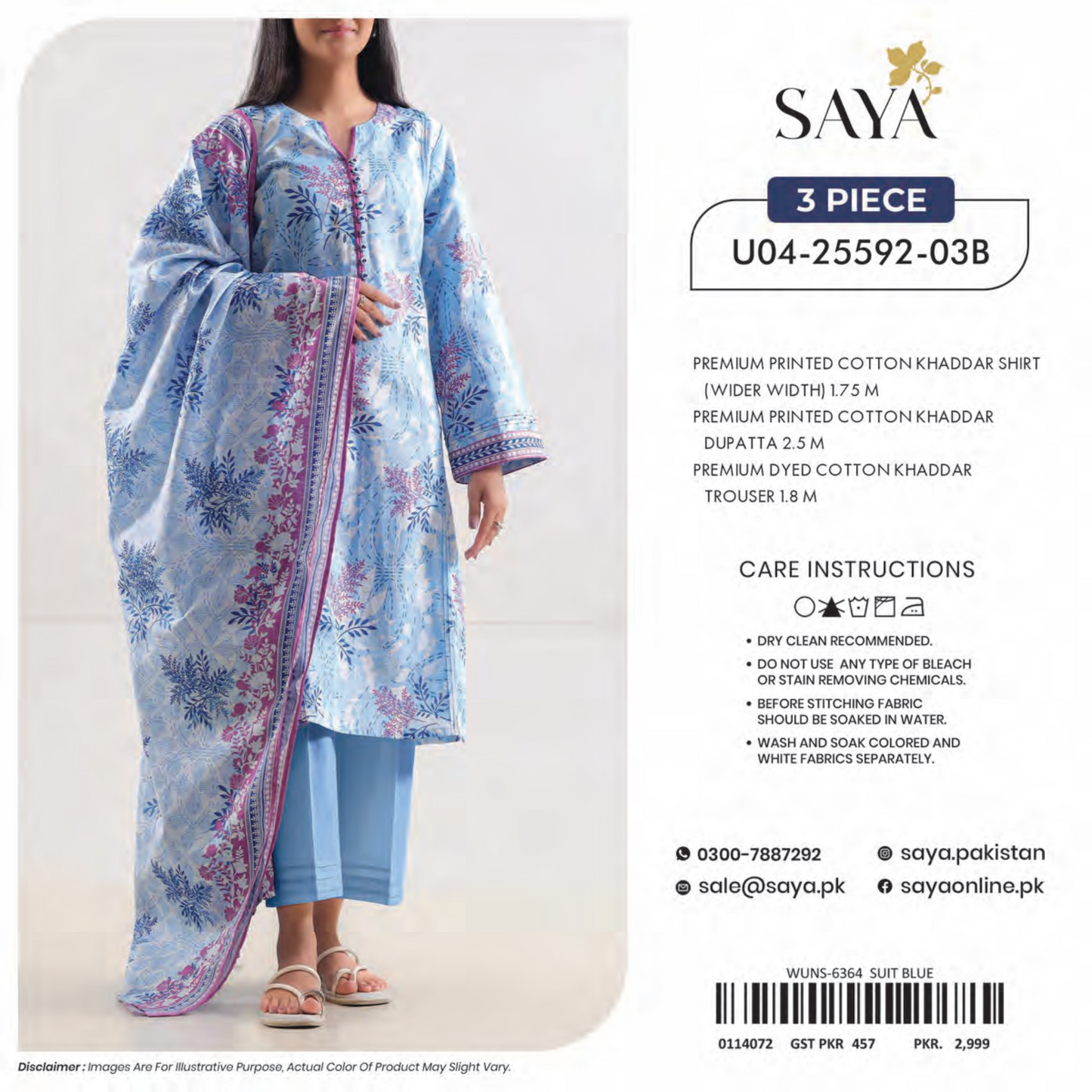 Saya Cotton Khaddar
