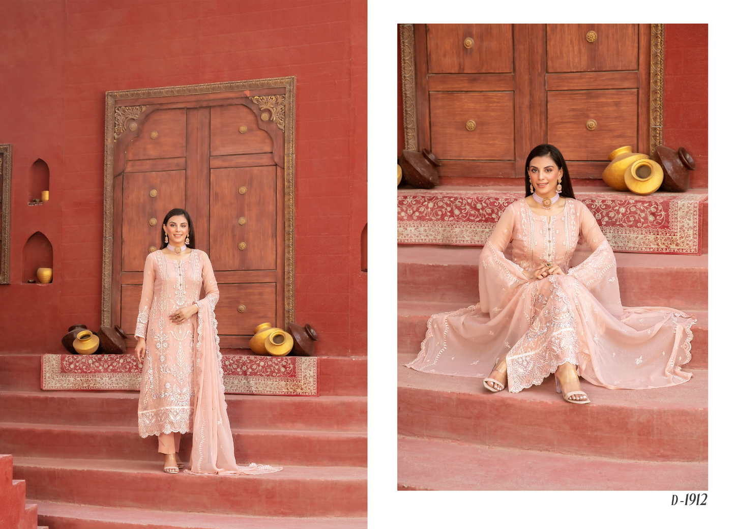 Tawakal Eunoia Embroided Fancy Chiffon D1912