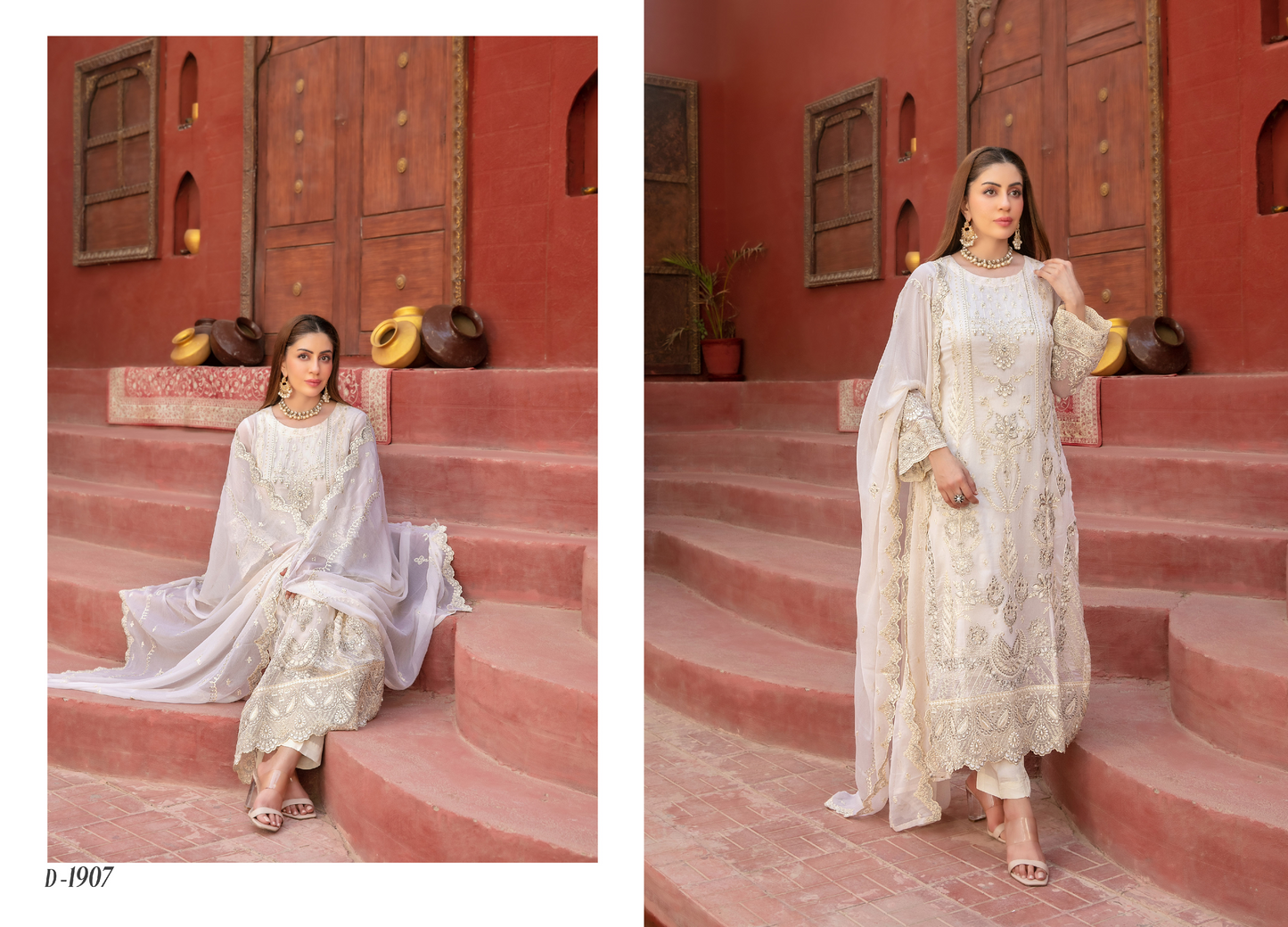 Tawakal Eunoia Embroided Fancy Chiffon D1907