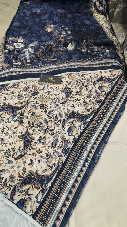 Bin Saeed 3pc Digital Printed Lawn 2025 D23