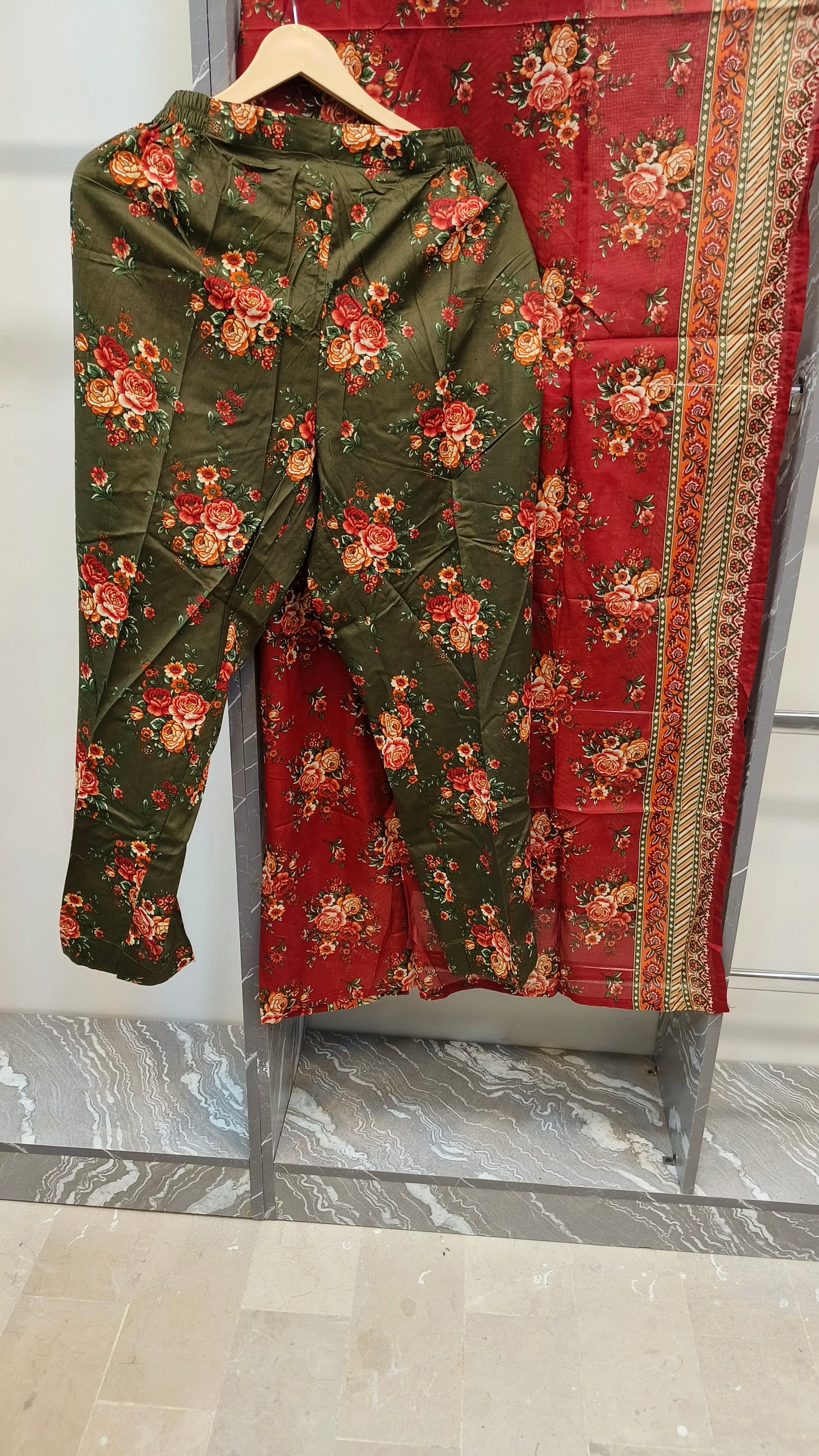 Bin Saeed 3pc Printed Lawn Stiched Suit D15