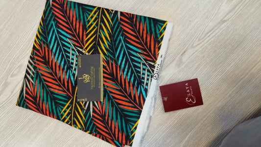 Elaya Prints Cambric Bana Dora 2Pc