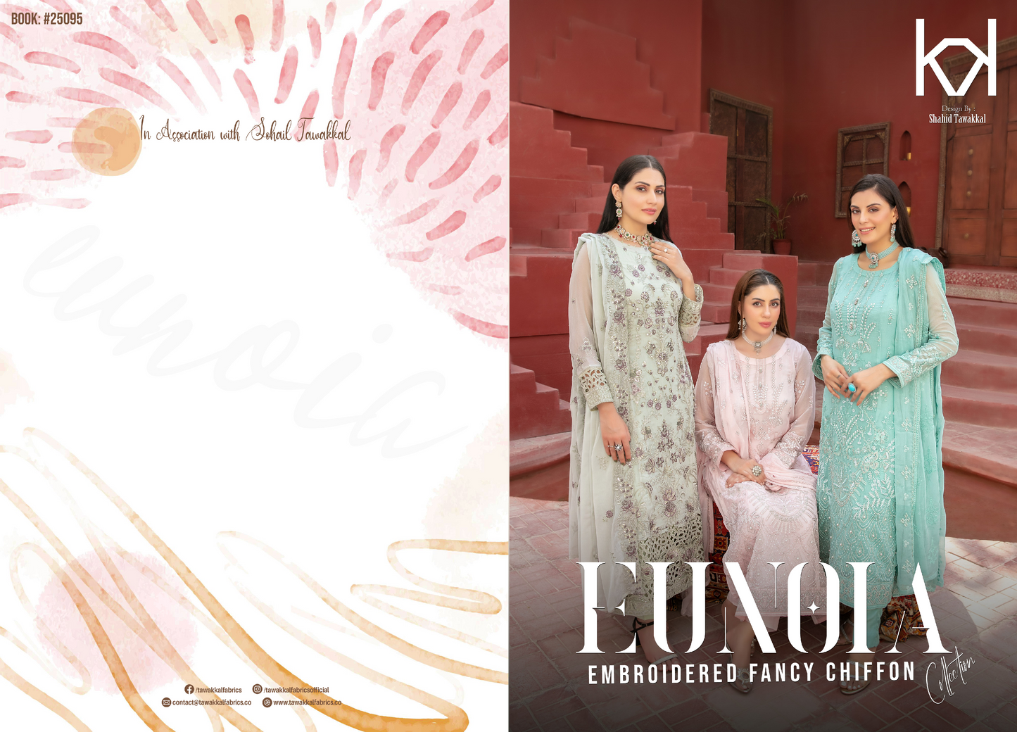 Tawakal Eunoia Embroided Fancy Chiffon D1908