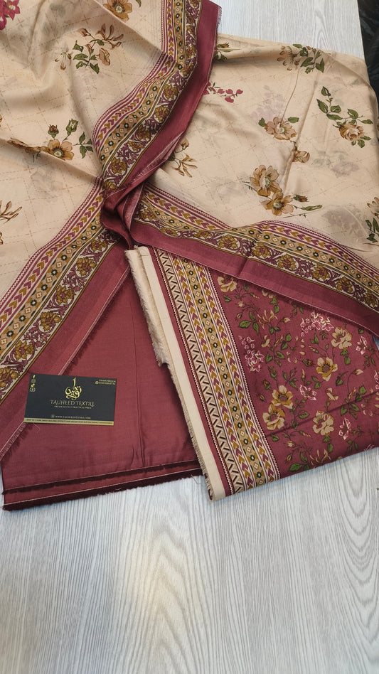 Bin Saeed 3Pc Digital Printed Lawn 2025 D32