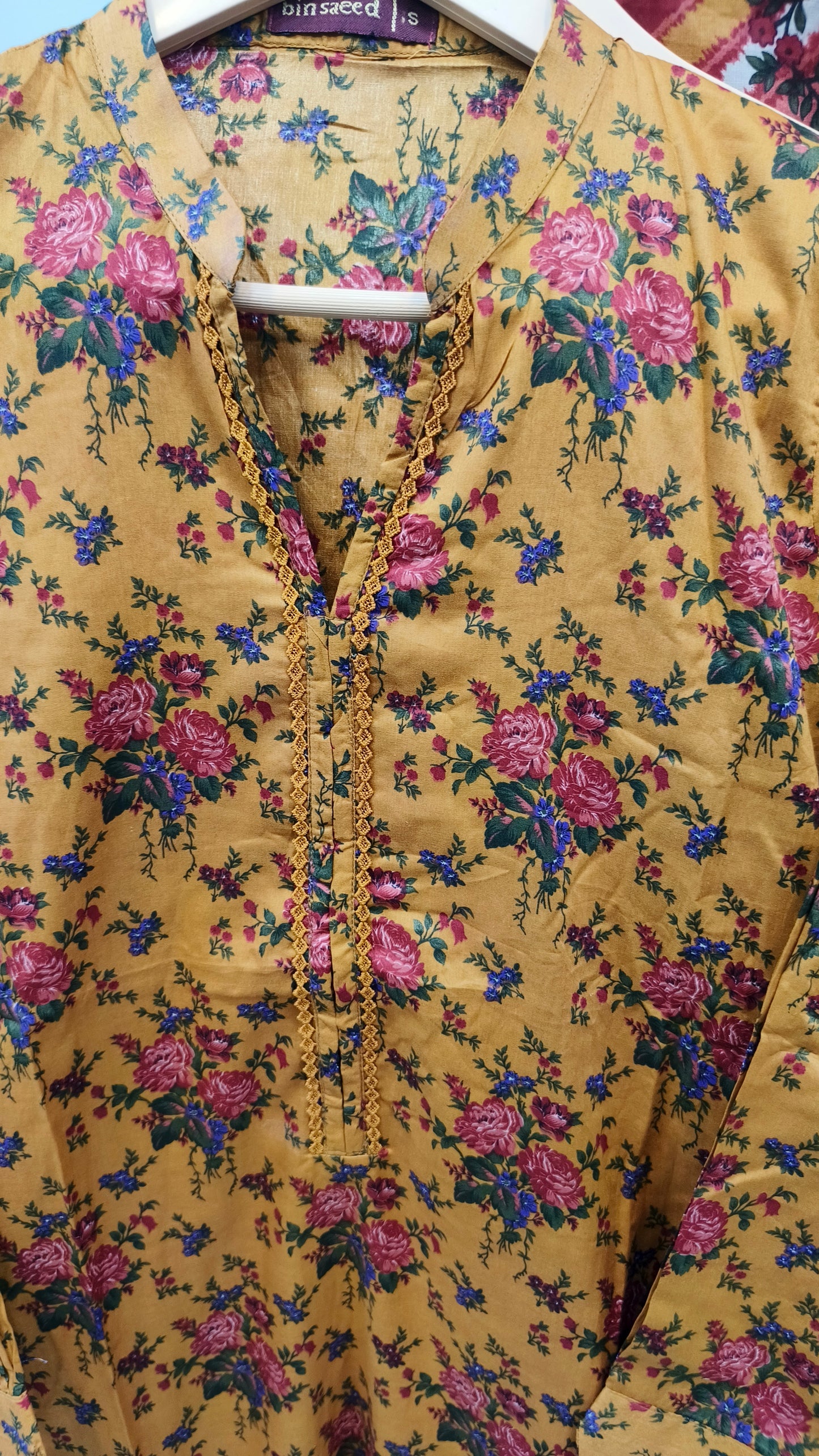 Bin Saeed 3Pc Printed Lawn Stiched Suit D17