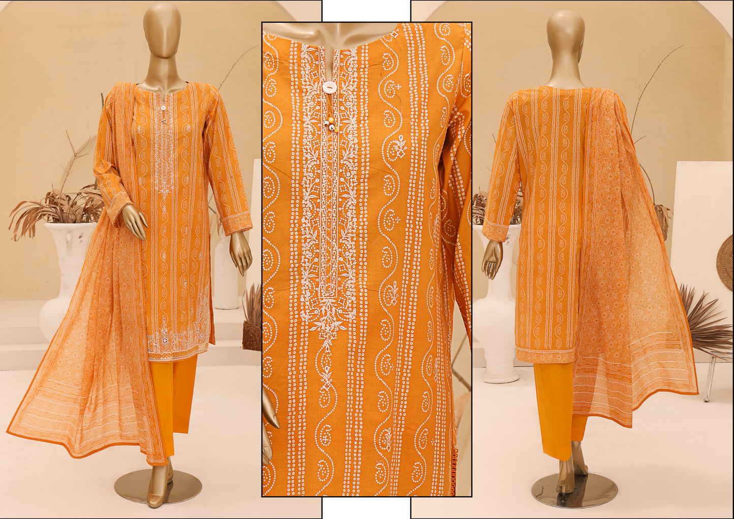 Chunri Embroided Lawn By Hz Textile D10