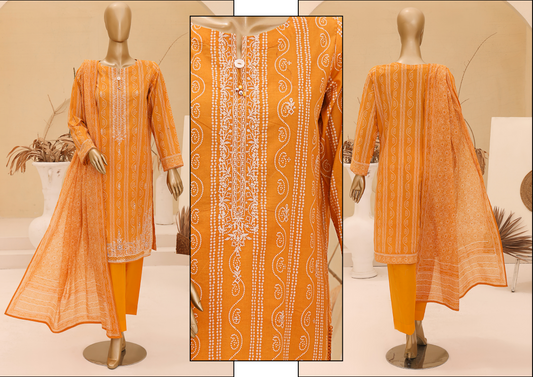 Chunri Embroided Lawn By Hz Textile D10