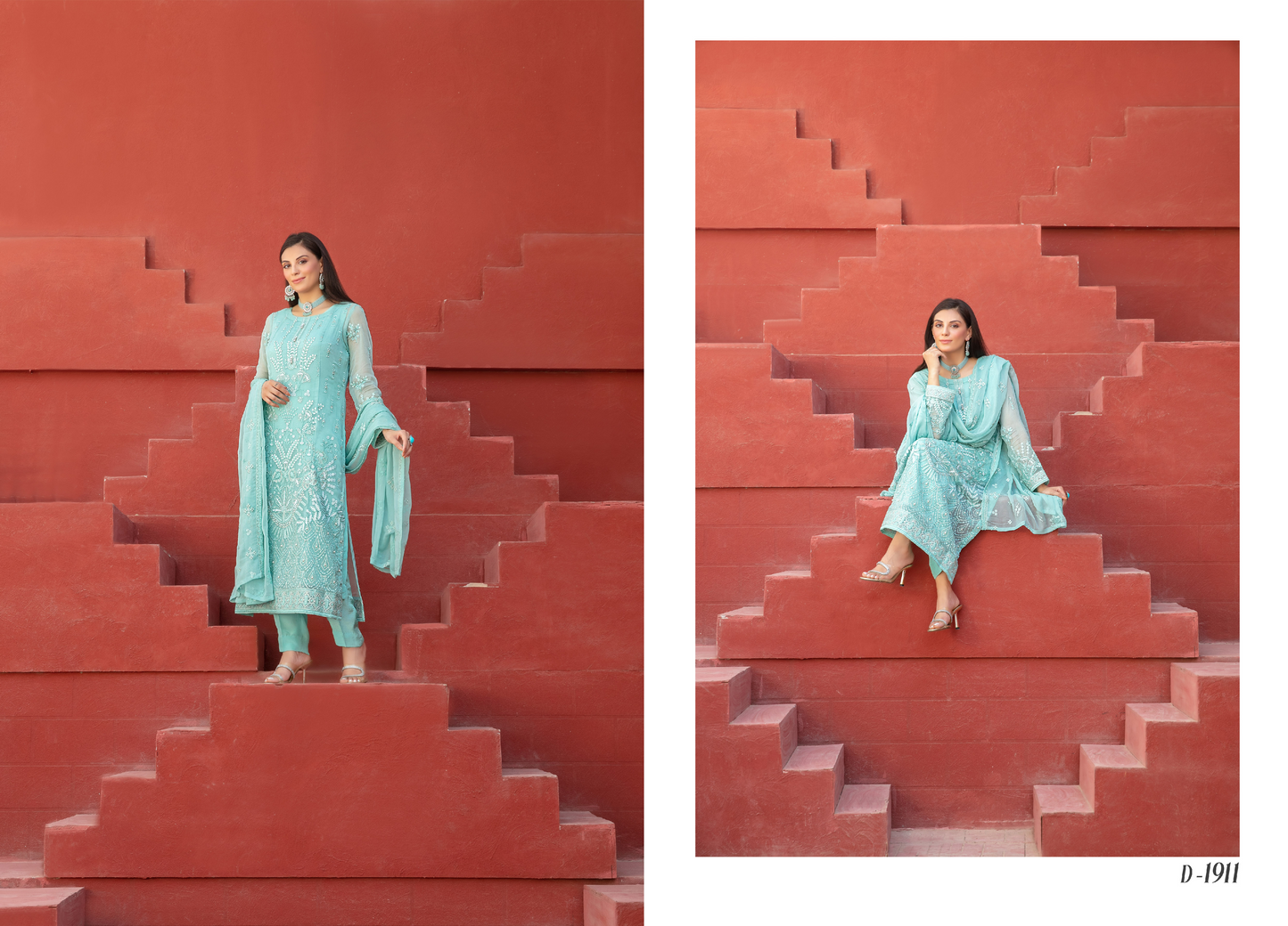Tawakal Eunoia Embroided Fancy Chiffon D1911
