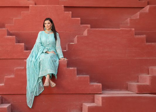 Tawakal Eunoia Embroided Fancy Chiffon D1911